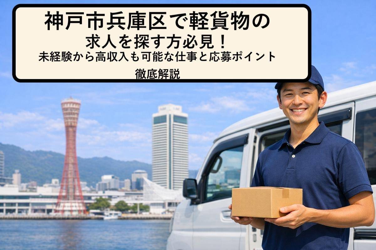 神戸市兵庫区で軽貨物の求人を探す方必見！未経験から高収入も可能な仕事と応募ポイント徹底解説
